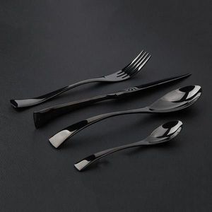 Luxury Home Accessories Table Decor Serving Accessories Kitchen Essentials Metal Flatware <b>Gold</b> Leaf Handle <b>Ornate</b> Handle Spoon - Product Image 5