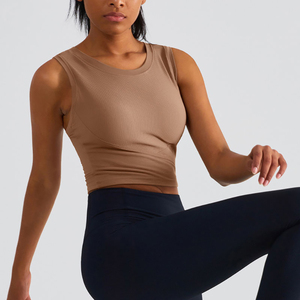 Débardeurs d'été sans manches pour femmes, grandes tailles, respirants, séchage rapide, 100% coton, toile unie, décontractés - Product Image 2