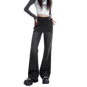 กางเกงผ้ายีนส์ซักได้คุณภาพสูงของผู้หญิงกางเกงผ้าฝ้าย100% พรีเมี่ยมกางเกงขายาวระบายอากาศออกแบบได้ตามต้องการ - Product Image 1