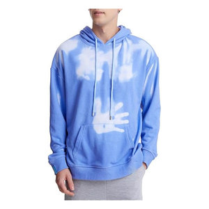 Sweat à capuche pour homme personnalisé, coupe classique, en molleton bouclette polyester/coton épais 340-350 GSM, avec poche, teint uni, impression numérique, pour l'hiver - Product Image 4