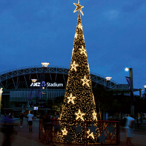 Outdoor Commercial RS-Tree45 LED Christmas Lighting Giant <strong>Xmas</strong> <strong>Tree</strong> with PVC+LED+Iron <strong>Frame</strong> Sizes 6m-12m - Product Image 3