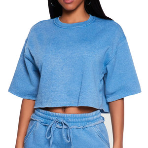 High Quality New Stylish Women Summer Formal <b>Crop</b> <b>Top</b> Breathable Eco-Friendly Quick Dry Customizable Acid Wash Unique Design - Product Image 1