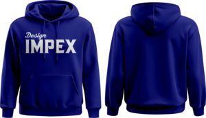 Sweat à capuche en coton de haute qualité, surdimensionné, personnalisable avec logo, vente en gros, streetwear, sweats à capuche brodés personnalisés pour hommes - Product Image 3