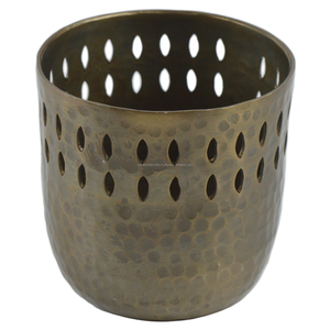 Pot de cire en métal peint porte-lumière en T conteneur de bougie idéal pour la décoration de la maison et la conception Festive de mariage - Product Image 5