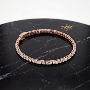 Zyorio Jewels - Cadena de Oro con Diamantes, Joyería Clásica de Lujo Brillante para Mujer, Regalo de Boda, Fiesta - Product Image 2