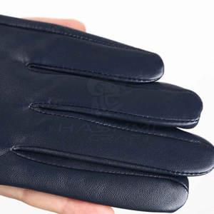 Guantes de moda de cuero genuino de primera calidad, cálidos para el invierno, suaves al tacto, con artesanía duradera para uso diario y actividades al aire libre - Product Image 3