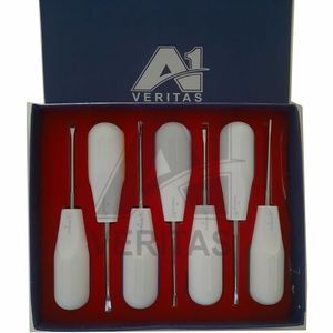 เครื่องมือถอนฟันแบบหมุนได้ 360 องศา A-1 VERITAS รุ่นแมนนวล สำหรับศัลยกรรมช่องปาก ผลิตจากสแตนเลสสตีล ใช้ซ้ำได้ - Product Image 2