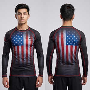 Ensemble Rash Guard de Jiu-Jitsu Personnalisé pour Femme – Haut de Compression à Manches Longues et Short – Tenue de Combat pour Femme – Fournisseur - Product Image 6