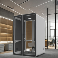 UNIBOOTH Cabines de travail insonorisées multifonctionnelles modernes et durables, avec cadre en aluminium de précision, installation facile, module rapide pour atelier