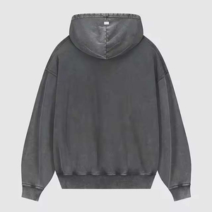 เสื้อฮู้ดดี้สไตล์สตรีทพรีเมียมสำหรับผู้ชาย ลุควินเทจ ผ้าเนื้อนุ่ม สวมใส่สบาย ตะเข็บทนทาน ดีไซน์ทันสมัย พร้อมบริการ OEM - Product Image 2