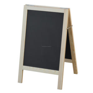 Pizarra de madera con marco en A, económica, para exhibición, aniversarios, Henry Foodservice - Product Image 4
