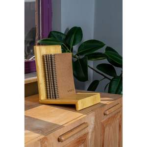 Organisateur de bureau et de tiroirs en bois élégant pour livres et documents - Product Image 5