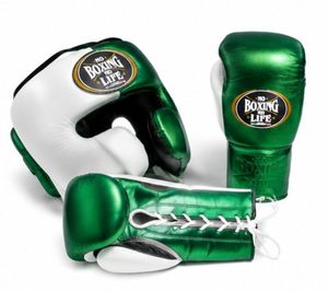 Guantes de Boxeo Personalizados No Boxing No Life, Juego de Guantes de Sparring de Primera Calidad Hechos con Cuero 100% Genuino para Entrenamiento - Product Image 3