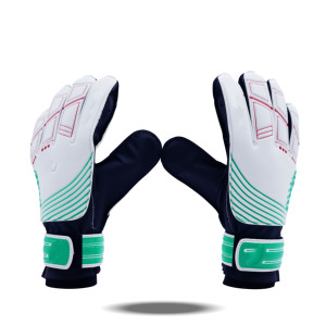 Football Goalkeeper Gloves Wrist Length <b>Full</b> Finger Non-<b>Slip</b> Breathable Adjustable Wrist Strap Unisex Sports PU Material Finger - Product Image 4