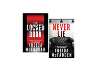 Colección de Thrillers en Rústica de Freida McFadden: Puerta Cerrada, Nunca Mientas |   Ficción para Adultos (Suministro al por Mayor) 455 Páginas Sublimación