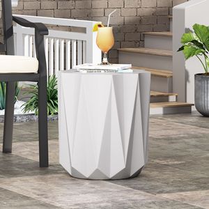 Lightweight <b>Outdoor</b> Concrete <b>Side</b> <b>Table</b> for <b>Outdoor</b> Living - Product Image 1