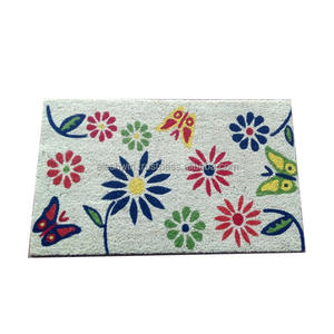 Tapis modernes en PVC coco Paillassons tuftés durables Fournisseur d'usine Prix de gros d'exportation en vrac d'origine indienne naturelle - Product Image 6