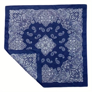 Custom Printed Bandana With Soft Fabric Cotton Paisley Bandana With Square Design For Head, Neck, And Face <b>Cover</b> - Product Image 3