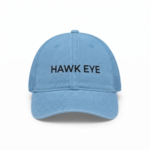 หมวกแก๊ปทรงทรัคเกอร์ Hawk Eye สีน้ำเงิน 6 แผง ปรับขนาดได้ ด้านหน้าเป็นตาข่าย ปักลาย  สำหรับทุกเพศ สวมใส่สบาย - Product Image 3