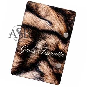 God's Favorite - Placas acrílicas religiosas para pestañas con estampado de piel, sostenibles, con logotipo personalizado, para extensiones de pestañas, OEM - Product Image 4