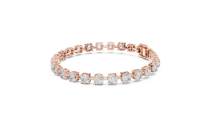 Pulsera de tenis solitaria redonda Duet Radiance - Product Image 2