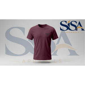 T-shirt en coton bordeaux/marron surdimensionné personnalisé pour hommes, tailles 2XL/XL disponibles, 300 grammes, fabrication de vêtements de sport unis - Product Image 2