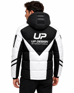 Chaqueta de Invierno Impermeable con Capucha para Hombre, Chaqueta Acolchada para Esquí, Parka para Exteriores, Fabricante OEM ODM - Product Image 4
