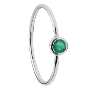 Wholesale Memoria Jewels IGI Certified 925 Sterling <b>Silver</b> Handmade Engagement <b>Ring</b> Natural Cut <b>Emerald</b> Gemstone for Wedding - Product Image 5