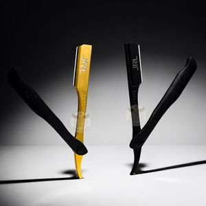 JRL - Maquinilla de Afeitar Magnética de Lujo en Oro y Negro, de Acero Inoxidable, con Logotipo Personalizado para Barberos Profesionales, Cuidado de la Barba - Product Image 6