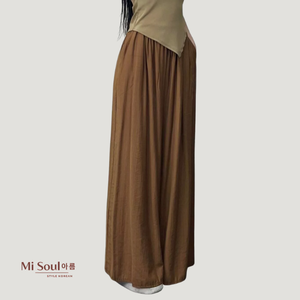 Pantalon Harem Décontracté Confortable pour Femme à Taille Élastique, Jambes Larges, avec Perles et Nœud, 100% Polyester, Style Streetwear, Fabrication OEM - Product Image 3