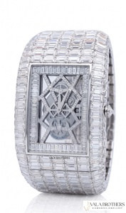 Jacob Coo Billionaire Lab Grown Diamond Sport Fashion Water Resistant Crystal Sapphire Dual Movement Cartoon Antique Alloy - Product Image 5