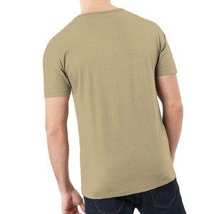 T-shirt formel pour homme en polyester/coton tricoté, imprimé sur mesure, col simple, fin, séchage rapide, respirant, vêtements de sport - Product Image 5