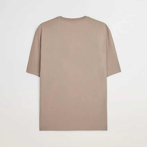 Camiseta de Algodón Oversize para Hombre, Estilo Casual Urbano, Manga Corta, Corte Holgado, Moda de Verano, Proveedor OEM, Fabricante, Fábrica - Product Image 5