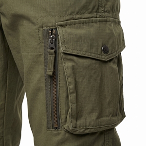 Pantalon cargo d'été en nylon léger pour homme, décontracté et utilitaire, OEM ODM, vente en gros, usine, logo personnalisé, faible MOQ - Product Image 6