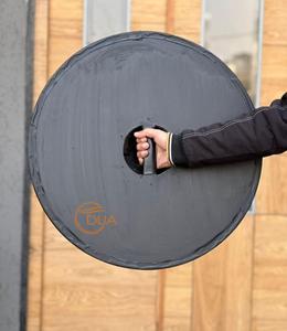 Bouclier Viking Médiéval Fait Main de 24 Pouces en Bois et Fer Poli – Décoration d'Armure pour Halloween et Noël - Product Image 4