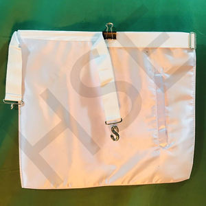 Masonic Regalia Apprentice <b>aprons</b> Plan White-HSE - Product Image 6