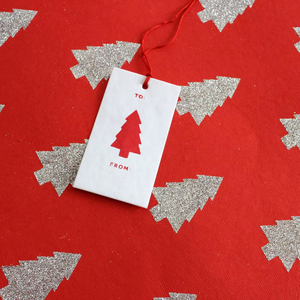 Recycled Cotton Papers Tags Multicolour Printed By Silver Screens For Ceremonies & Festivals - Product Image 1