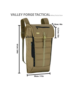 Mochila Utilitaria de Gran Capacidad para Exteriores, 24 Pulgadas de Largo, Múltiples Bolsillos con Cremallera, Bolsa de Almacenamiento de Viaje Multiusos Resistente - Product Image 2