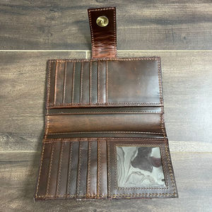 Nuevo diseñador 2025, billetera larga plegable de cuero de vaca con pelo hecho a mano para mujer, nueva billetera para tarjetas, embragues de entrega rápida - Product Image 6