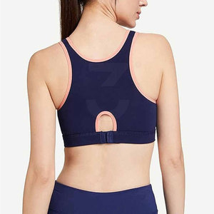 Soutien-gorge de sport respirant de haute qualité pour femme avec maintien élevé, bretelles réglables, logo frontal - Fournisseur direct, commandes en gros - Product Image 5