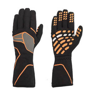 Guantes de Carreras de Autos Personalizados, Transpirables, de Cuero de Alta Calidad, Cinco Dedos, Unisex, con Pantalla Táctil, Resistentes a la Abrasión, para Karting - Product Image 4