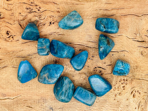 Piedras de Apatita Azul Natural Pulimentadas, Forma Irregular, Cristales a Granel, Proveedor de Decoración para el Hogar - Product Image 6