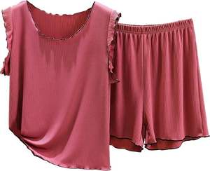 Conjunto de Pijama de Primera Calidad para Mujer, Camisa con Botones y Pantalones, Diseño Clásico a Cuadros, Ropa de Dormir, Tejido Sostenible - Product Image 5