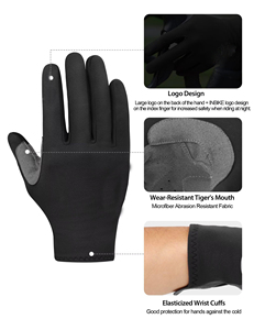 Gants de cyclisme personnalisés antidérapants respirants à doigts complets pour VTT, compatibles écran tactile, équipement sportif pour le cyclisme en extérieur - Product Image 2