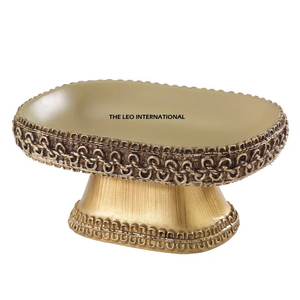 Porte-savon rond en laiton finition antique pour cadeaux d'affaires, autres articles de salle de bain et toilettes - Product Image 5