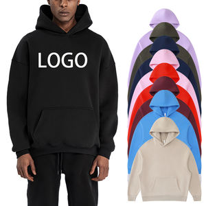 Sudadera con Capucha Holgada de Forro Polar, Estilo Urbano, Gruesa y Extra Grande para Hombre, con Impresión de Logotipo Personalizado - Product Image 1