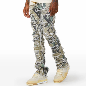 กางเกงยีนส์ลำลองผู้ชายแบบใหม่ล่าสุด ปิดด้วยกระดุม คุณภาพสูง ออกแบบสีและขนาดได้ตามต้องการ ขายส่ง เหมาะสำหรับใส่กลางแจ้ง - Product Image 4