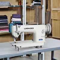 0303 industriel applicable aiguille unique marche pied point noué Machine à coudre alimentation inférieure lit plat pour les industries du vêtement