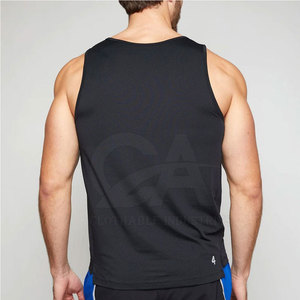Ropa Deportiva Estilo Verano para Hombre, Camiseta sin Mangas Acanalada, Chaleco Deportivo Transpirable, Camiseta sin Mangas Extra Grande para Hombre - Product Image 4