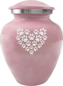 Top Quality Brass Cremation Pet Memorial Urns Funeral Pet <b>Keepsake</b> Urns Burial Urns With High Quality at Low Price - Product Image 1